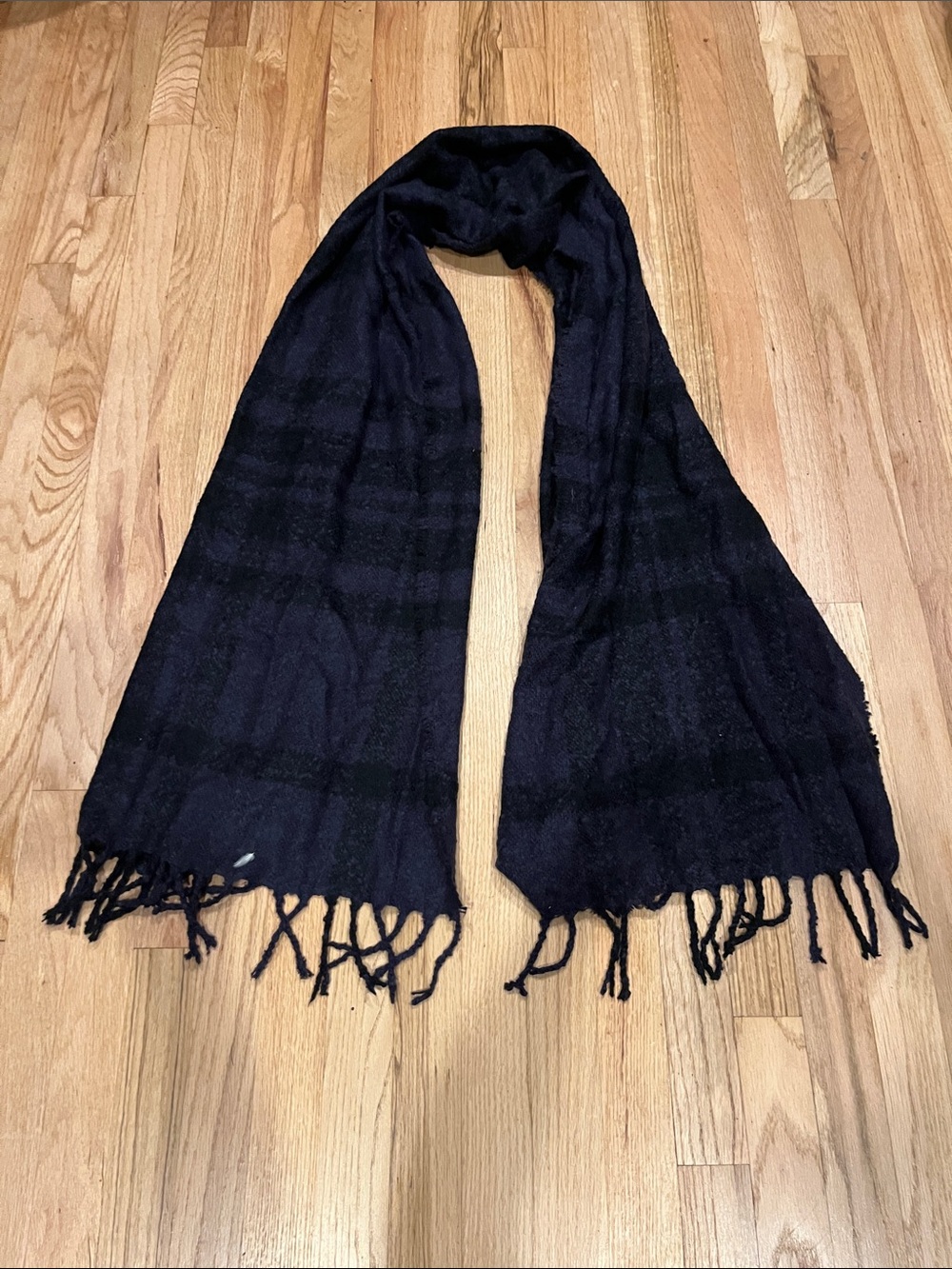 GAP Navy Fringed Women's Scarf